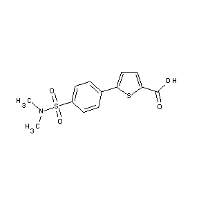 SBB078852 5-{4-[(dimethylamino)sulfonyl]phenyl}thiophene-2-carboxylic acid