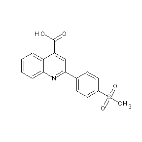 SBB078887 2-[4-(methylsulfonyl)phenyl]quinoline-4-carboxylic acid