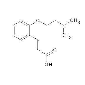 SBB079015 (2E)-3-{2-[2-(dimethylamino)ethoxy]phenyl}prop-2-enoic acid