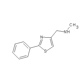 SBB079172 methyl[(2-phenyl(1,3-thiazol-4-yl))methyl]amine