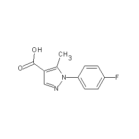 SBB079194 1-(4-fluorophenyl)-5-methylpyrazole-4-carboxylic acid