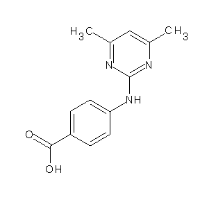 SBB079542 4-[(4,6-dimethylpyrimidin-2-yl)amino]benzoic acid