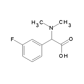 SBB079545 2-(dimethylamino)-2-(3-fluorophenyl)acetic acid