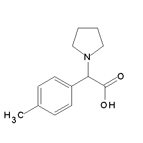 SBB079560 2-(4-methylphenyl)-2-pyrrolidinylacetic acid