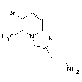 SBB079621 2-(6-bromo-5-methyl-4-hydroimidazo[1,2-a]pyridin-2-yl)ethylamine