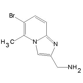 SBB079622 (6-bromo-5-methyl-4-hydroimidazo[1,2-a]pyridin-2-yl)methylamine