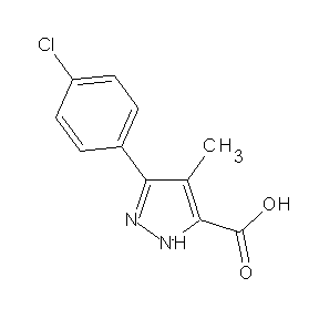 SBB079661 3-(4-chlorophenyl)-4-methylpyrazole-5-carboxylic acid
