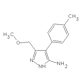 SBB079700 3-(methoxymethyl)-4-(4-methylphenyl)pyrazole-5-ylamine