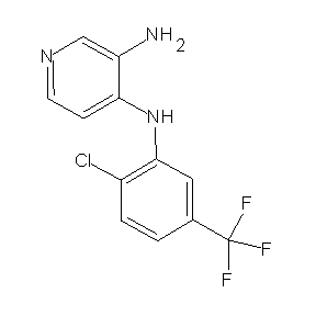 SBB079830 (3-amino(4-pyridyl))[2-chloro-5-(trifluoromethyl)phenyl]amine