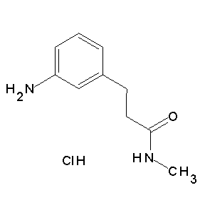 SBB079913 3-(3-aminophenyl)-N-methylpropanamide, chloride