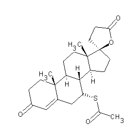 SBB080545 (6S,16S,20S,7R,14R,15R,19R)-14-acetylthio-7,20-dimethylspiro[3,4,5-trihydrofur an-5,14'-tetracyclo[8.7.0.0.0]heptadecane]-11-ene-2,10-dione