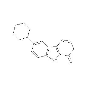 SBB080584 6-cyclohexyl-2,9-dihydro-4aH-carbazol-1-one