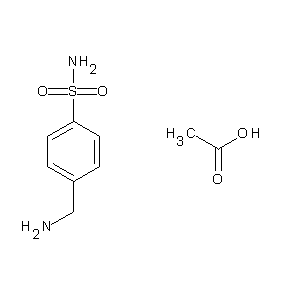 SBB080601 4-(aminomethyl)benzenesulfonamide, acetic acid