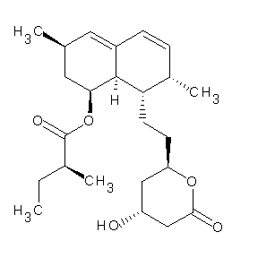SBB080686 8-[2-((2R,4R)-4-hydroxy-6-oxo(2H-3,4,5-trihydropyran-2-yl))ethyl](1S,7S,8S,3R, 8aR)-3,7-dimethyl-1,2,3,7,8,8a-hexahydronaphthyl (2S)-2-methylbutanoate