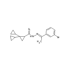 ST000019 N-[(1E)-2-(3-bromophenyl)-1-azaprop-1-enyl](2,2-dicyclopropylcyclopropyl)carbo xamide