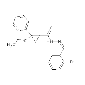 ST000020 N-[(1Z)-2-(2-bromophenyl)-1-azavinyl](2-ethoxy-2-phenylcyclopropyl)carboxamide