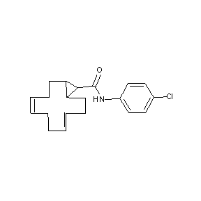 ST000025 bicyclo[10.1.0]trideca-4,8-dien-13-yl-N-(4-chlorophenyl)carboxamide
