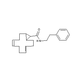 ST000026 bicyclo[10.1.0]trideca-4,8-dien-13-yl-N-(2-phenylethyl)carboxamide