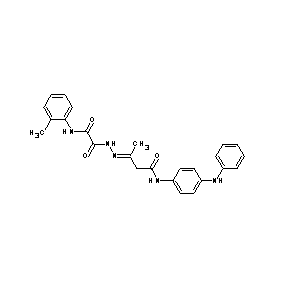 ST000036 N-((1E)-2-methyl-3-{N-[4-(phenylamino)phenyl]carbamoyl}-1-azaprop-1-enyl)-N'-( 2-methylphenyl)ethane-1,2-diamide