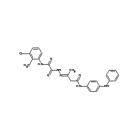 ST000038 N-((1E)-2-methyl-3-{N-[4-(phenylamino)phenyl]carbamoyl}-1-azaprop-1-enyl)-N'-( 3-chloro-2-methylphenyl)ethane-1,2-diamide