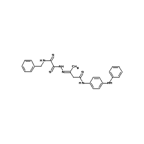ST000043 N-((1E)-2-methyl-3-{N-[4-(phenylamino)phenyl]carbamoyl}-1-azaprop-1-enyl)-N'-b enzylethane-1,2-diamide
