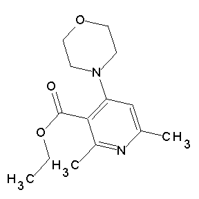 ST000051 ethyl 2,6-dimethyl-4-morpholin-4-ylpyridine-3-carboxylate