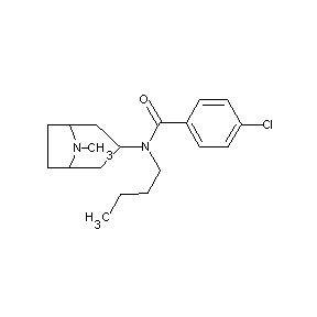 ST000057 N-butyl(4-chlorophenyl)-N-(8-methyl-8-azabicyclo[3.2.1]oct-3-yl)carboxamide