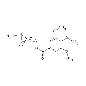ST000062 8-methyl-8-azabicyclo[3.2.1]oct-3-yl 3,4,5-trimethoxybenzoate