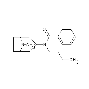 ST000064 N-butyl-N-(8-methyl-8-azabicyclo[3.2.1]oct-2-en-3-yl)benzamide