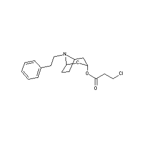 ST000071 8-(2-phenylethyl)-8-azabicyclo[3.2.1]oct-3-yl 3-chloropropanoate