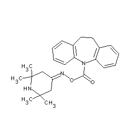 ST000080 (2,2,6,6-tetramethyl-4-piperidylidene)azamethyl 10H,11H-dibenzo[b,f]azepine-5- carboxylate