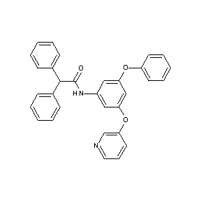 ST000194 2,2-diphenyl-N-(3-phenoxy-5-(3-pyridyloxy)phenyl)acetamide