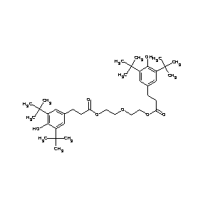 ST000228 2-(2-{3-[3,5-bis(tert-butyl)-4-hydroxyphenyl]propanoyloxy}ethoxy)ethyl 3-[3,5- bis(tert-butyl)-4-hydroxyphenyl]propanoate