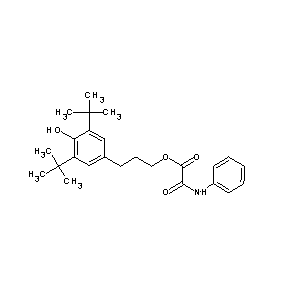 ST000234 3-[3,5-bis(tert-butyl)-4-hydroxyphenyl]propyl (N-phenylcarbamoyl)formate