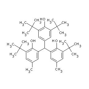 ST000235 2-{[3,5-bis(tert-butyl)-4-hydroxyphenyl][3-(tert-butyl)-2-hydroxy-5-methylphen yl]methyl}-6-(tert-butyl)-4-methylphenol