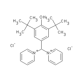 ST000236 2,6-bis(tert-butyl)-4-(dipyridylmethyl)phenol, chloride, chloride