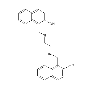 ST000256 1-{[(2-{[(2-hydroxynaphthyl)methyl]amino}ethyl)amino]methyl}naphthalen-2-ol