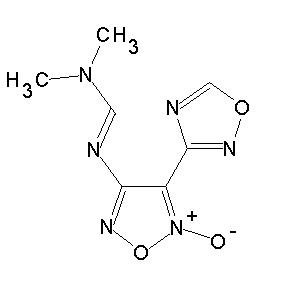 ST000274 4-[(1E)-2-(dimethylamino)-1-azavinyl]-3-(1,2,4-oxadiazol-3-yl)-1,2,5-oxadiazol -2-ol
