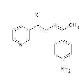 ST000302 N-[(1Z)-2-(4-aminophenyl)-1-azaprop-1-enyl]-3-pyridylcarboxamide