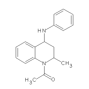 ST000464 1-acetyl-2-methyl-4-(phenylamino)-1,2,3,4-tetrahydroquinoline