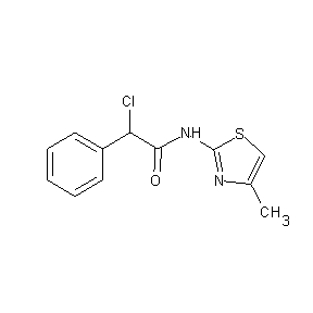 ST000486 2-chloro-N-(4-methyl(1,3-thiazol-2-yl))-2-phenylacetamide