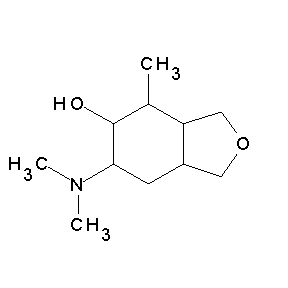 ST000545 4-(dimethylamino)-2-methyl-8-oxabicyclo[4.3.0]nonan-3-ol