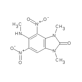 ST000691 1,3-dimethyl-5-(methylamino)-4,6-dinitro-3-hydrobenzimidazol-2-one
