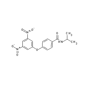 ST000715 [4-(3,5-dinitrophenoxy)phenyl]-N-(methylethyl)carboxamide
