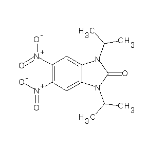 ST000720 1,3-bis(methylethyl)-5,6-dinitro-3-hydrobenzimidazol-2-one