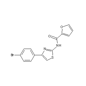 ST000743 N-[4-(4-bromophenyl)(1,3-thiazol-2-yl)]-2-furylcarboxamide
