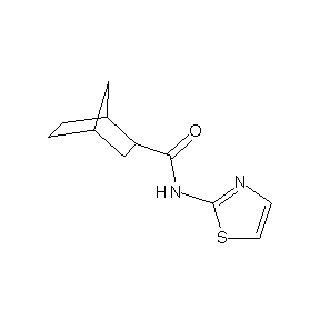 ST000747 bicyclo[2.2.1]hept-2-yl-N-(1,3-thiazol-2-yl)carboxamide