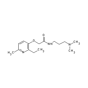 ST000788 N-[3-(dimethylamino)propyl]-2-(2-ethyl-6-methyl(3-pyridyloxy))acetamide