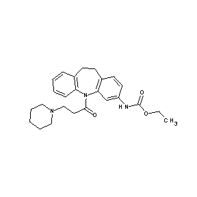 ST000804 ethoxy-N-[5-(3-piperidylpropanoyl)(10H,11H-dibenzo[b,f]azepin-3-yl)]carboxamid e