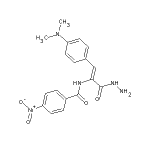 ST000934 N-{1-???(1Z)-2-[4-(dimethylamino)phenyl]vinyl}(4-nitrophenyl)carboxamide